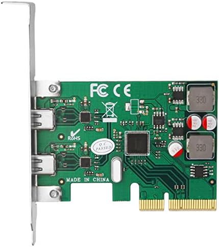 Bxcqzs 2 Port PCI-E USB C 3.1 Genişletme Kartı, 10 Gbps Dahili PCI Express Tip-C Hub Dönüştürücü Masaüstü bilgisayar Ana Bilgisayar