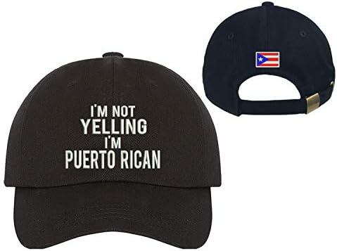 PRFCT Bağırmıyorum Porto Rikolu Unisex Beyzbol Şapkası-Porto Riko Şapkası