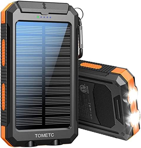 Güneş Enerjisi Bankası 36800mAh Taşınabilir Solar Şarj Cihazı 5V3. 1A, 18W PD QC 3.0 Çift 2 USB, LED El Feneri Bağlantı Noktası