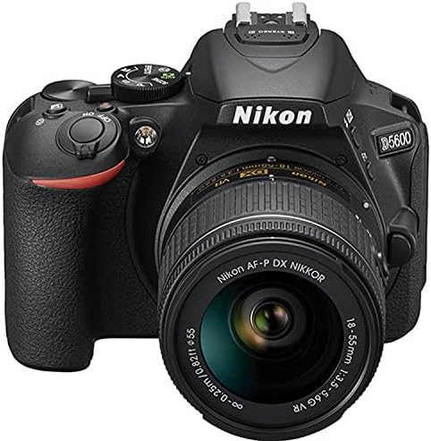 Nikon D5600 DSLR Kamera Kiti ile 18-55mm VR Lens / Dahili Wi-Fi / 24.2 MP CMOS Sensör / SnapBridge Bluetooth Bağlantısı / Aşırı