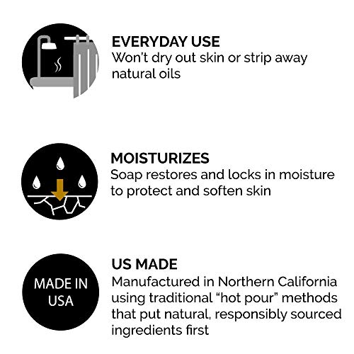 ZEUS 10oz Vücut ve Yüz Sabunu Bar - Vegan Dostu, ABD'de Doğal Malzemelerle Üretilmiştir, Tüm Cilt Tiplerini Nemlendirir, Nemlendirir-Vanilla