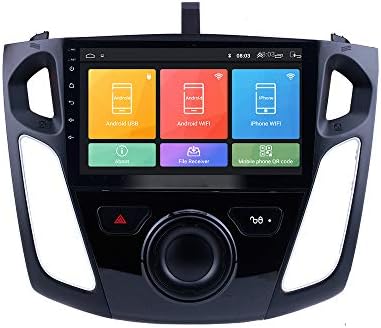 Android 10 Autoradio Araç Navigasyon Stereo Multimedya Oynatıcı GPS Radyo IPS 2.5 D Dokunmatik Ekran Ford Focus 2011-2015 için