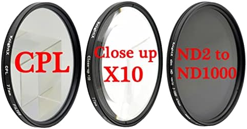 Kamera Lens Filtre KnightX UV CPL ND ND2-1000 Yıldız Close up Makro Değişken Lens Filtre 49mm 52mm 55mm 58mm 62mm 67mm 72mm 77mm