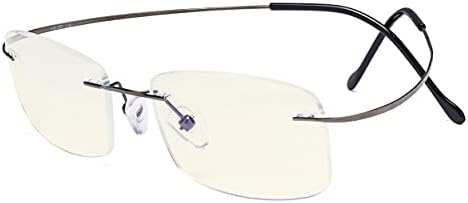 Eyekepper mavi ışık filtresi gözlük kadın erkek-UV koruma titanyum çerçevesiz bilgisayar gözlük