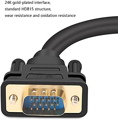 skko Hdmı DisplayPort VGA Video Kablosu (HD15 M/M) Projektörler, HDTV, Ekranlar ve Daha Fazlası için vga'dan vga'ya Monitör Kablosu