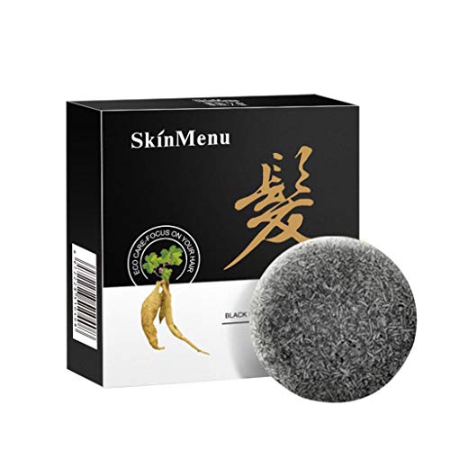 Li Ping Saç Koyulaştırıcı Organik Siyah Çubuk - Saç Koyulaştırıcı Şampuan Çubuğu - %100 Doğal Organik Saç Kremi ve Onarım Bakımı