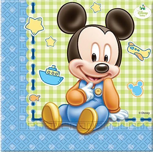 Disney Bebek Mickey Mouse Kağıt Peçeteler, 20'li Paket