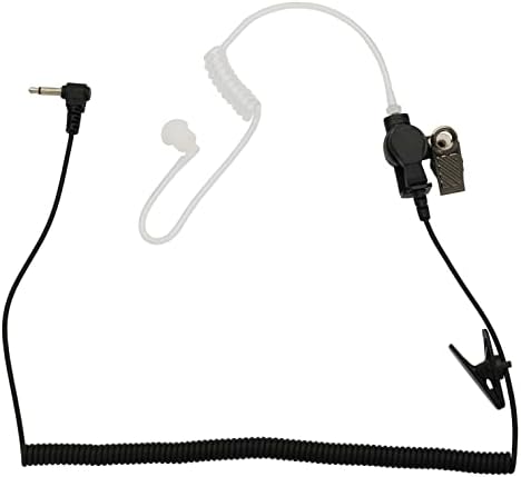 2.5 mm Alıcı / Dinlemek SADECE Gözetim Akustik Tüp Kulaklık Kulaklık Omuz ile Bir Çift Orta Kulak Kalıpları için İki Yönlü Radyolar,