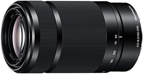 Sony E 55 - 210mm F4.5-6.3 Lens Sony E-Mount Kameralar için (Siyah) - Uluslararası Sürüm (Garanti Yok)