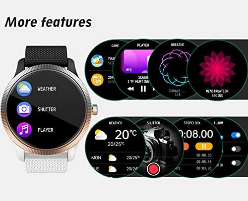 Erkekler Kadınlar için akıllı saat (Cevap Çağrı Yapmak) 1.32 HD akıllı saat IP67 Su Geçirmez spor ızci ile Çağrı/Metin/Kalp Hızı/Kan