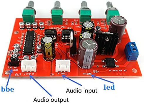 FYZBXTS Ton Preamplifikatör Kurulu Tiz Orta Bas Ses İşleme Preamp Ses Kontrolü için Ev Amplifikatör (Renk: B)