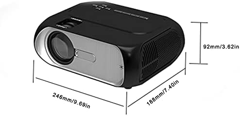 Projektör Yüksek Çözünürlüklü Ev Projektör Minyatür Taşınabilir WiFi Projektör Ev Sineması El Projektör Medya Oynatıcı