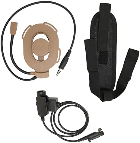 WinmetEuro Askeri Tek Taraflı Kulaklık, sağlam Walkie Talkie Kulaklık Pratik Esnek Yüksek Mukavemetli Hytera için PD602 için