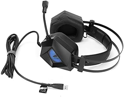 EBTOOLS USB Kablolu Serin Tasarım oyun kulaklığı, stereo Surround Ses oyun kulaklıkları Gürültü Azaltma Mikrofon ile Oyun Bilgisayarı