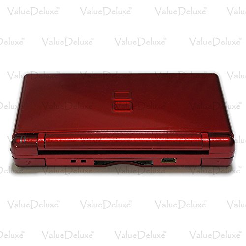 ValueDeluxe Özel Metalik Kırmızı DS Lite Sistemi elde kullanılır Oyun Konsolu + Bonus Dünya AC Adaptörü ve Araç Adaptörü