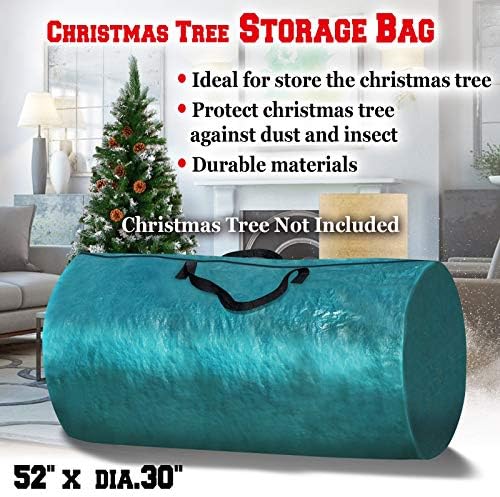 BenefitUSA Ağır Büyük Yapay Noel Ağacı taşıma Saklama çantası Tatil Temiz kadar 8 '(Yeşil)
