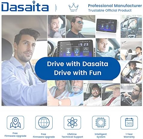 Dasaita Android 11 Araba Stereo için Honda Civic 2006 2007 2008 2009 2010 2011 Radyo ile 10.2 Ekran ve GPS Navigasyon ve 2 GB