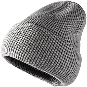 Yliquor Unisex Örme Bere Şapka Rahat Düz Renk Kış Sıcak Beanies Şapkalar, Bayan Erkek Moda Açık Kafatası Caps