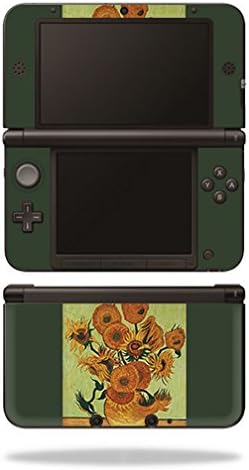 Nintendo 3DS XL ile Uyumlu MightySkins Cilt - Van Gogh Ayçiçekleri / Koruyucu, Dayanıklı ve Benzersiz Vinil Çıkartma sarma Kapağı
