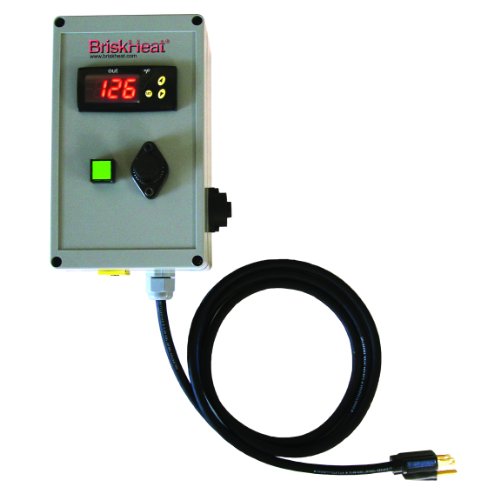 BriskHeat TTD175 - K240 HotPoly TTD Dış Mekan Kullanımı K Tipi Termokupllu Dijital Açma/Kapama Termokupl Sıcaklık Kontrol Cihazı,