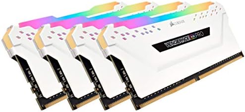 Corsaır Vengeance RGB Pro 64 GB (4x16 Gb) DDR4 3200 (PC4-25600) C16 Masaüstü Bellek-Beyaz (CMW64GX4M4C3200C16W)
