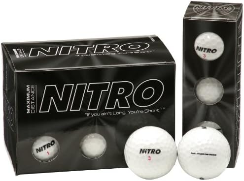 Nitro Maksimum Mesafe Golf Topu (12'li Paket)