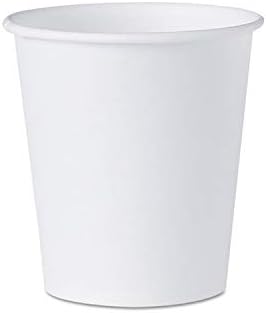 Tebery 300 Paket Beyaz Kağıt Kahve Fincanları Su, Meyve Suyu, Kahve veya Çay için 7oz Tek Kullanımlık Kağıt Bardak