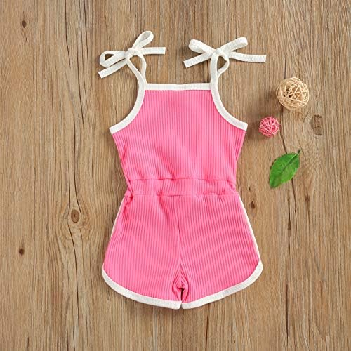 Yenidoğan Çocuk Bebek Kız Çiçek Askı Halter Bodysuit Romper Tulum Kıyafetler Sunsuit Giyim