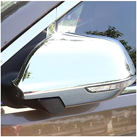 Araba Ayna Kapağı Kap Yedek Dış Koruma Kapağı Araba Kanat Ayna Kapakları Fit için Baojun 730 (Renk: Gümüş)