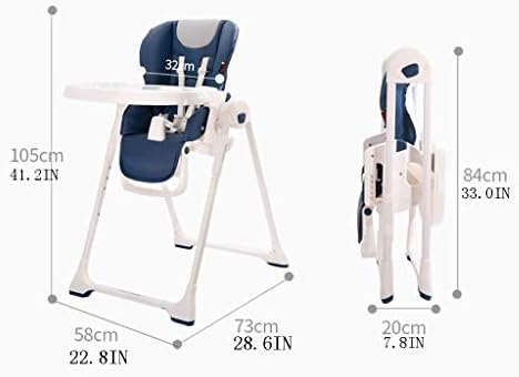 Zxb-shop Yürümeye Başlayan Sandalye / Mama Sandalyesi Mama Sandalyesi çocuk Yemek Sandalyesi Çok Fonksiyonlu Taşınabilir Katlanır