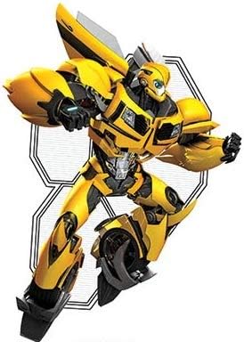 8 İnç Bumblebee Transformers Çıkartması Autobots Robotlar Çıkarılabilir Peel Kendinden Yapışkanlı Vinil Dekorasyon Duvar Sticker