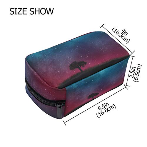 Unicey Yıldızlı Gece Makyaj Çantaları Taşınabilir Tote Kozmetik Çantası seyahat kozmetik düzenleyici makyaj çantası makyaj Kılıfları