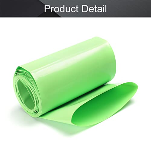 Othmro 1 Adet Pil Shrink Wrap PVC ısı Shrink boru Düz Genişliği 85mm, uzunluk 2 m için Büyük Pil Paketi Güç Yeşil