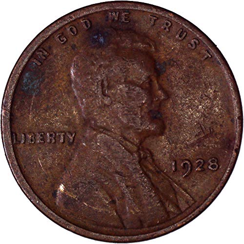 1928 Lincoln Buğday Cent 1C Fuarı