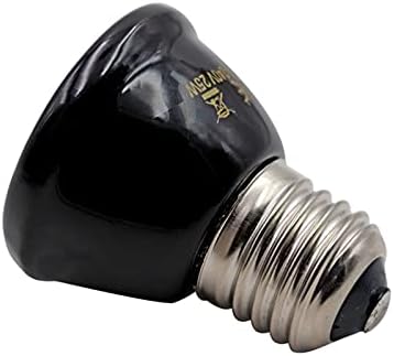 E27 Pet ısıtma lambası Mini kızılötesi seramik verici ısı ampul evcil kaplumbağa ısıtma ışık kutusu ısıtıcı ampuller 25/50/75/100