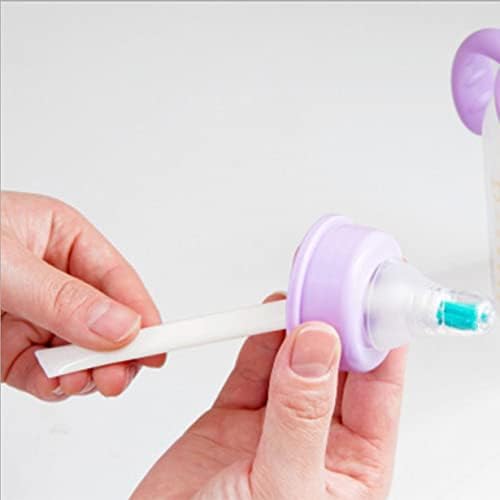 Yeni Moda bebek şişe fırçası Meme Fırça 360-derece Dönen Kafa Temizleme Sünger Fincan Fırça Kiti İçin Bebek