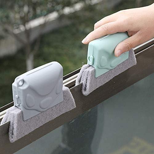 Alueery Oluk temizleme fırçası Temizleme aracı Süpürme olukları Temizleme pencereleri için küçük fırça (Yeşil)