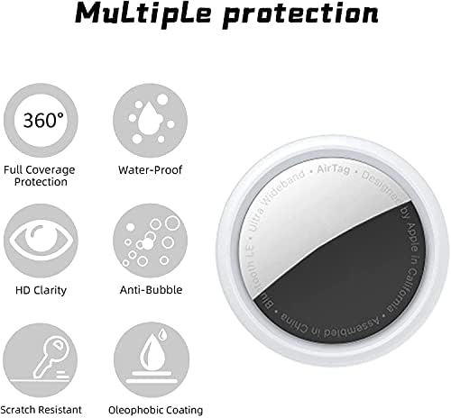 Koruyucu Kılıf Apple AirTag için Uyumlu, GPS Takip Köpek Kedi Yaka Aksesuarları Pet Döngü Tutucu, silikon Koruyucu Kılıf Hafif