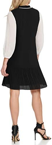 DKNY kadın Kravat Boyun Elbise