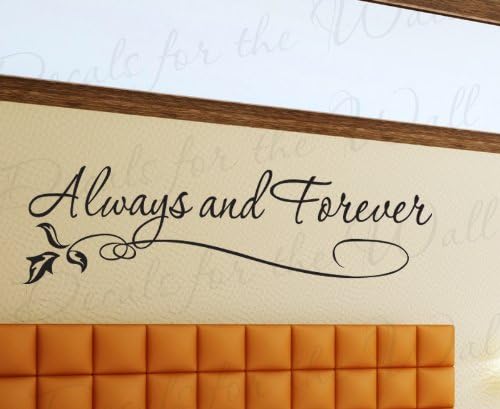 Her zaman ve Sonsuza-Yatak Odası Aile Resimleri Evlilik Düğün Oturma Odası-Alıntı Yazı Dekor, Söyleyerek Sticker sanatsal fresk