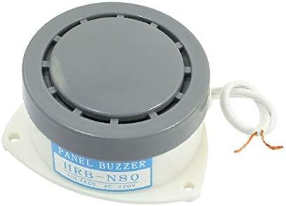 X-DREE Yüksek desibel 88db Elektronik Alarm Buzzer Siren AC 220 V 30mA (Sirena del zumbador de alarma electrónica de 88db de