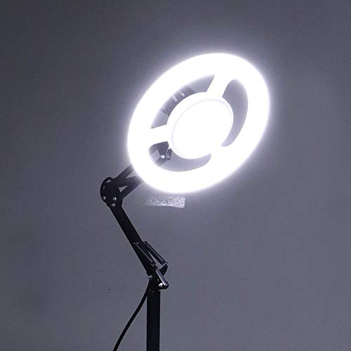 Dövme ışık - LED Soğuk ışık Lambası Zemin Standı Aydınlatma Lambası Ayarlanabilir Döner Kol Güzellik Salonu Lambası Masa Masa