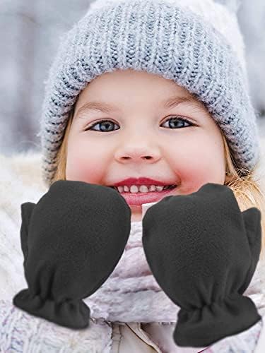 Yürümeye başlayan çocuk eldivenler çocuklar kış sıcak Polar Polar eldiven kar eldivenler kız erkek, 2 çift için