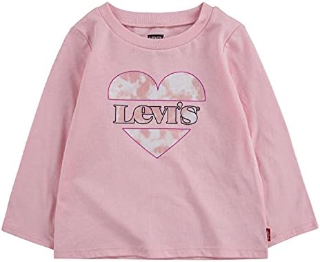 Levi'nin Bebek Kızlarının Uzun Kollu Grafikli Tişörtü