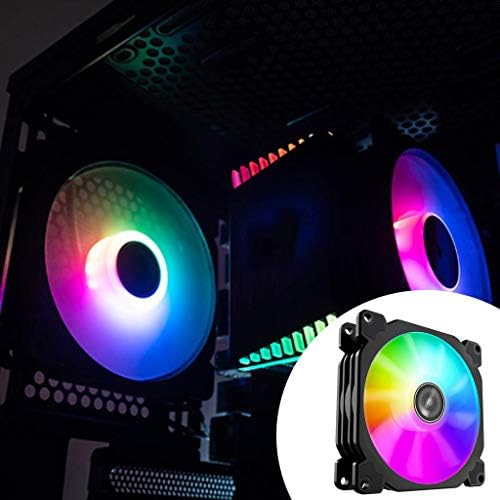 FAKEME FR 925 Taşınabilir Düşük Gürültü LED RGB Masaüstü PC Kasa Fanı CPU Soğutucu Kolay Kurulum Yüksek Tip 1