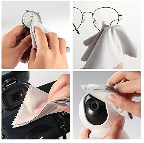 18 Paket Premium Mikrofiber Temizlik Bezleri, Lensleri, Gözlükleri, Camı, Ekranları, Kameraları, Cep Telefonunu, Gözlükleri,