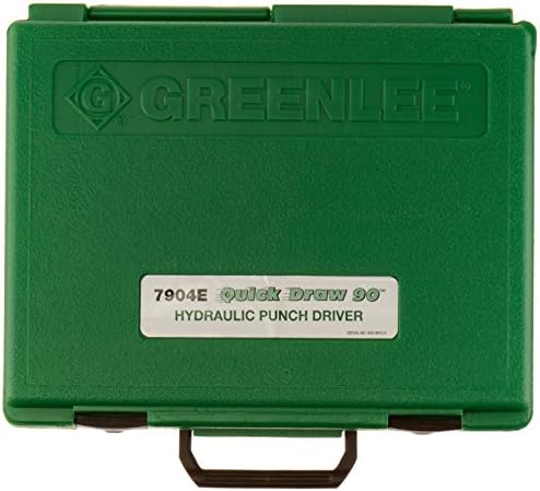 Greenlee 7904ESB SÜRÜCÜ - 90 HYD W / PG PUNCH SETİ, Slug-Buster Pg, 15.2 mm'den 30.5 mm'ye kadar Zımbalar