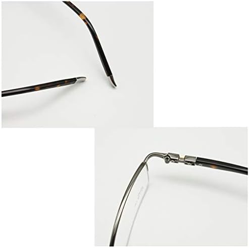 RXBFD mavi ışık Engelleme Ilerici Multifocus okuma gözlüğü, Yarım Jant Metal Akıllı Zoom bilgisayar okuyucular, Anti Göz Yorgunluğu