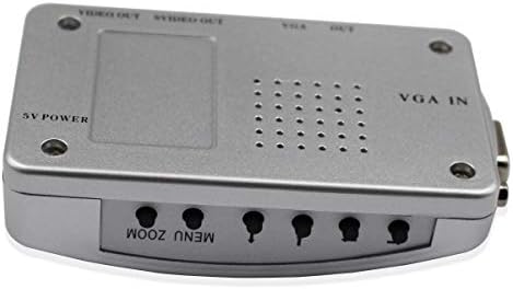 VGA-RCA Adaptörü, Kompozit AV S Video-VGA Dönüştürücü, HDTV, Monitörler, Dizüstü Bilgisayar, Masaüstü, PC için PC'den TV'ye Video