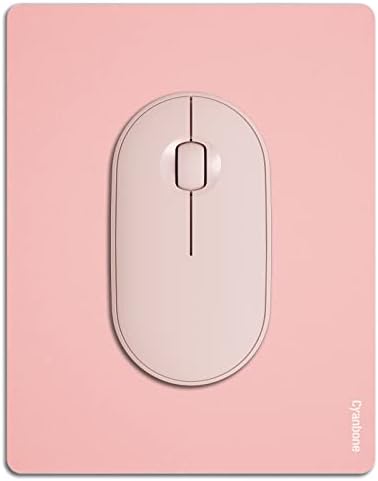 Mini Mouse Pad Küçük Boyutu, Cyanbone Taşınabilir Mouse Pad Pembe Kawaii, seyahat Mousepad Sevimli Su Geçirmez Kaymaz Kauçuk